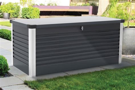 lockable outdoor metal storage box|waterproof storage box with lock.